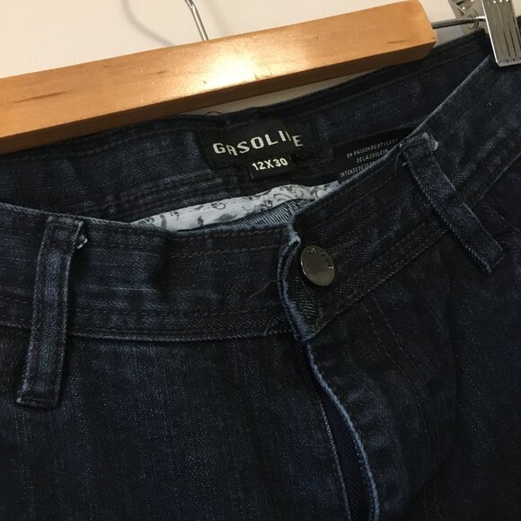 Gasoline Dark Navy Blue Denim Jeans - Picture 5 of 16